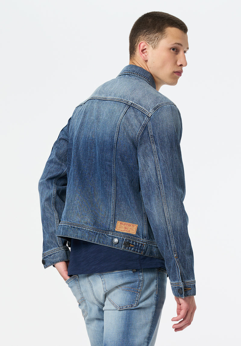 Joe Men's Denim Jacket, Veined and Sanded – Buffalo Jeans CA