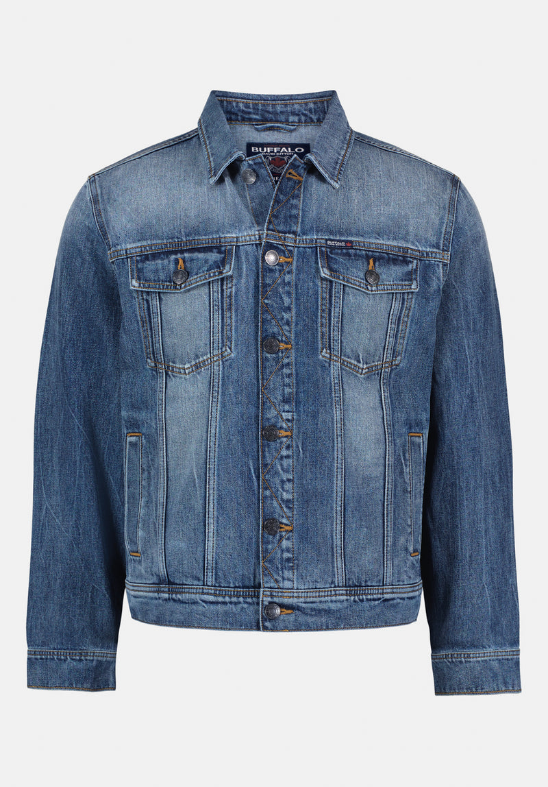 Joe Men's Denim Jacket, Veined and Sanded – Buffalo Jeans CA