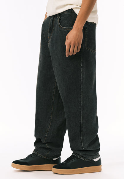 Baggy Fit Mikey Men's Jeans, Black - BM26121