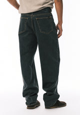 Jean Coupe Très Ample Mikey pour Homme, Noir - BM26121