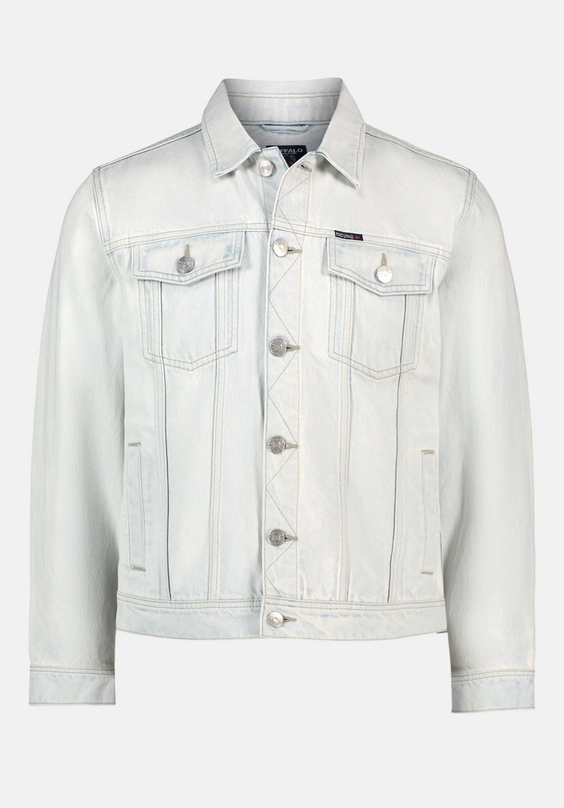 Joe Men's Denim Jacket, Bleached And Contrasted – Buffalo Jeans CA