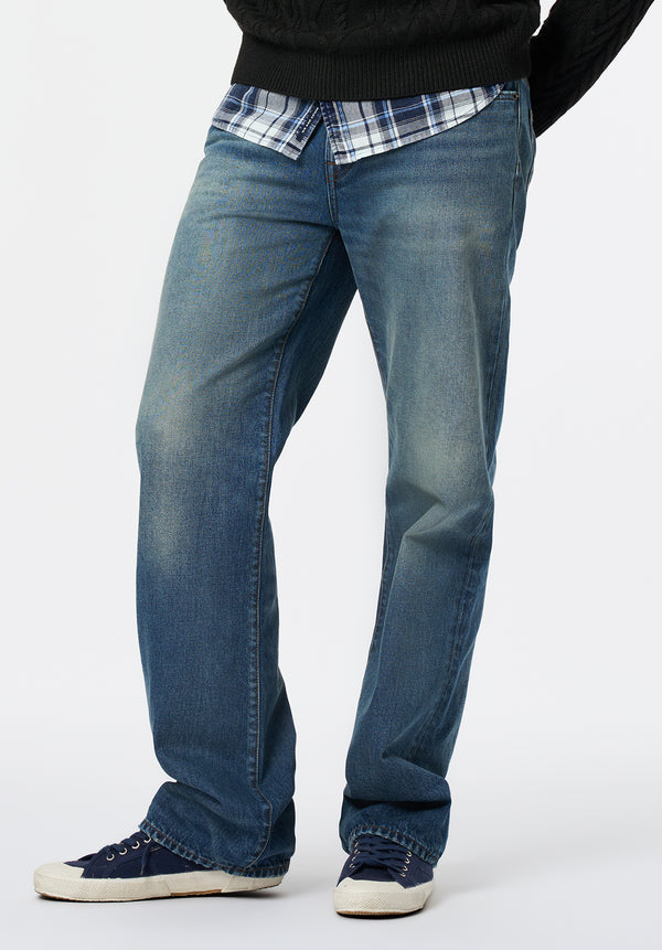 Ruffer Men's Easy Fit Jeans color INDIGO