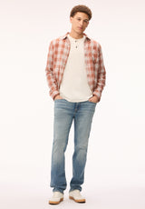 Buffalo David Bitton Straight Six Men's Jeans, Authentic Wash 