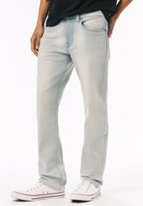 Buffalo David Bitton Straight Six Men's Freedom Flex Jeans Vintage Sanded 