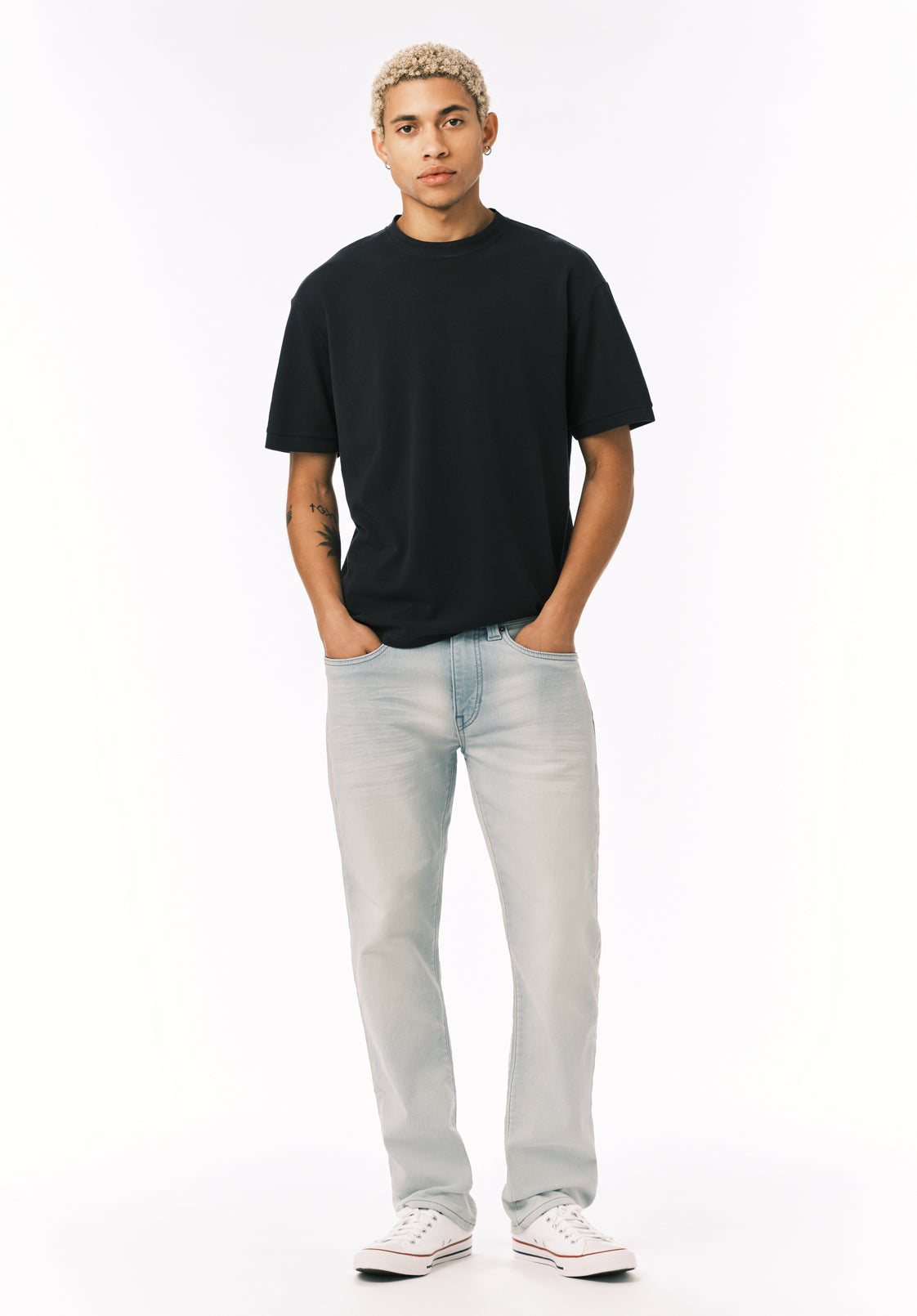 Straight Six Men's Freedom Flex Jeans, Vintage Sanded – Buffalo Jeans CA