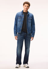 Ruffer Men's Easy Fit Jeans, Creased And Sanded - BM26189