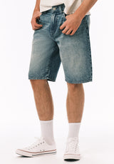 Buffalo David Bitton Dean Men’s Relaxed Straight Denim Short Sanded And Vintage 