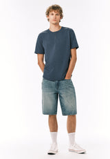 Buffalo David Bitton Dean Men’s Relaxed Straight Denim Short Sanded And Vintage 