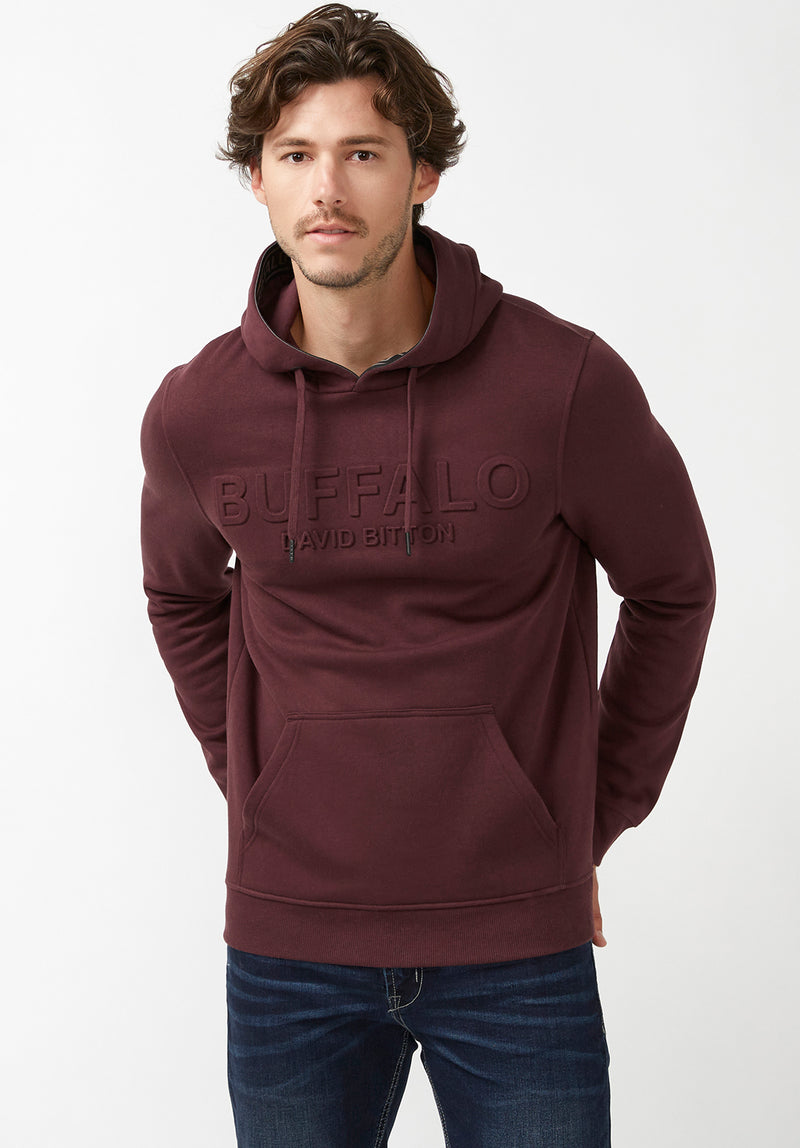 Burgundy hoodie mens cheap