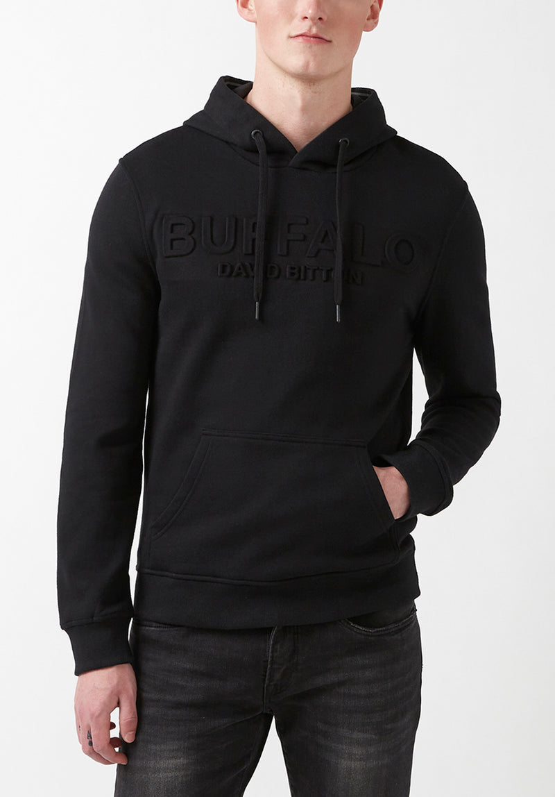 Black fleece hoodie men's shop