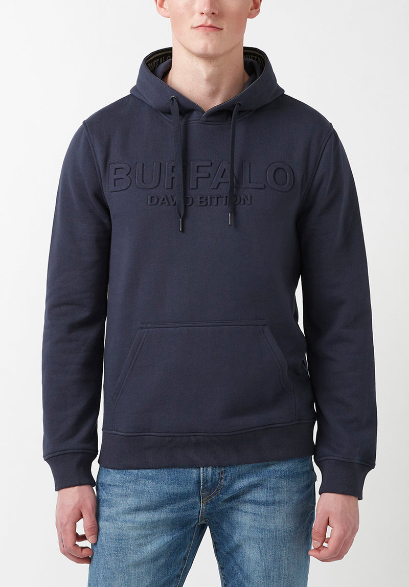 Buffalo David Bitton Fadol Whale Men's Fleece Hoodie - BPM 13610 Color WHALE