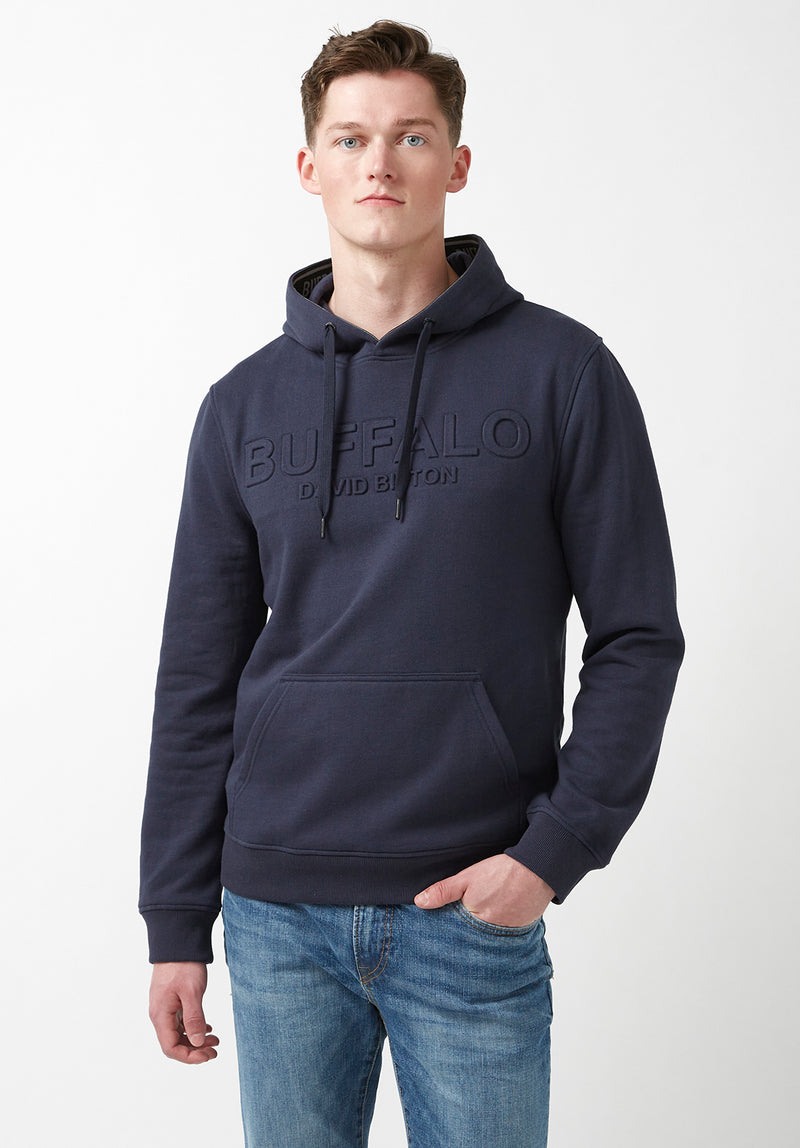 Buffalo David Bitton Fadol Whale Men's Fleece Hoodie - BPM 13610  