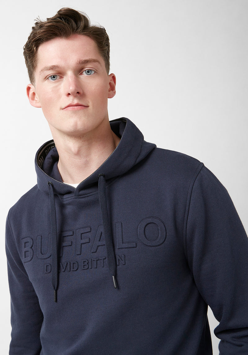 Buffalo David Bitton Fadol Whale Men's Fleece Hoodie - BPM 13610 Color WHALE