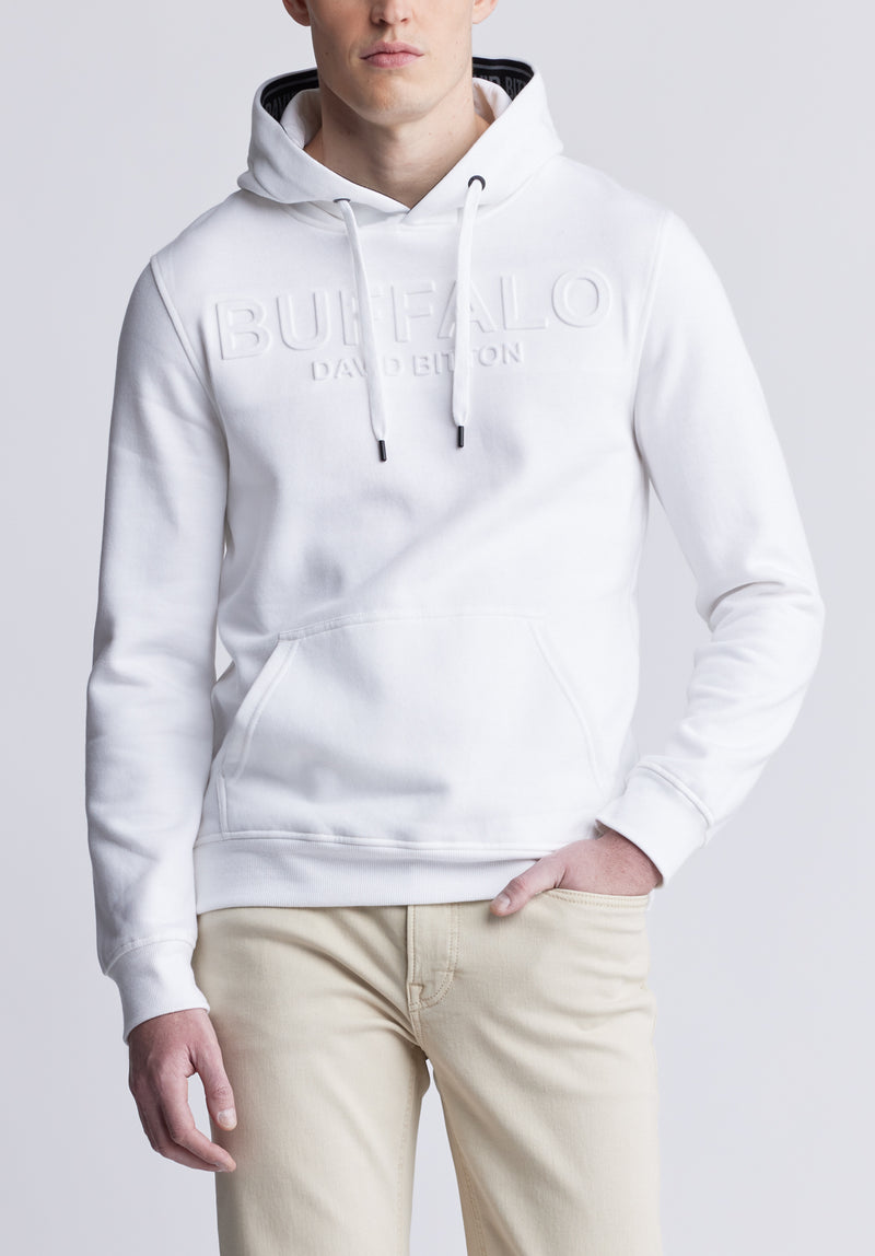 Buffalo Jeans Men s Fadol Fleece Hoodie In White Size L