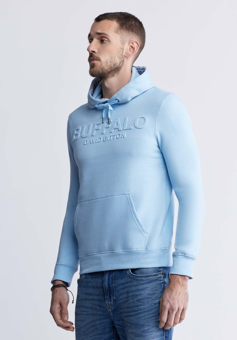 Sky blue hoodie men outlet