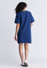 Delfina Women's T-Shirt Dress, Navy - KD0005S