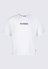 T-Shirt Ample Abbey Pour Femmes Imprimé Blanc - KT0136P