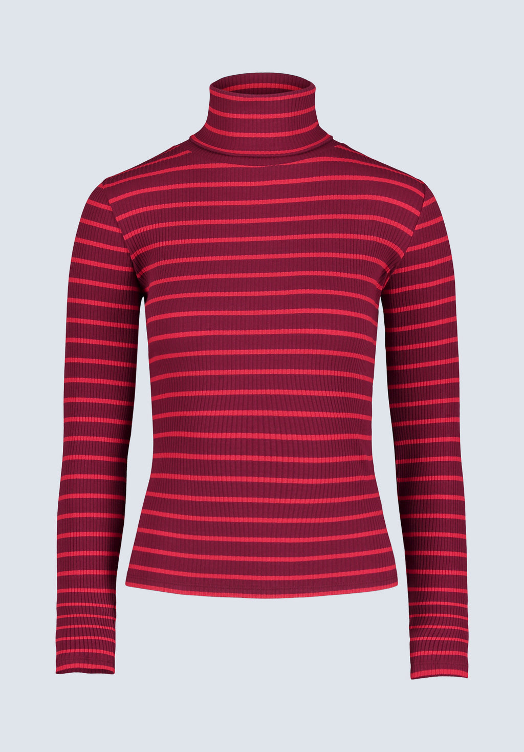 Red black striped turtleneck sales