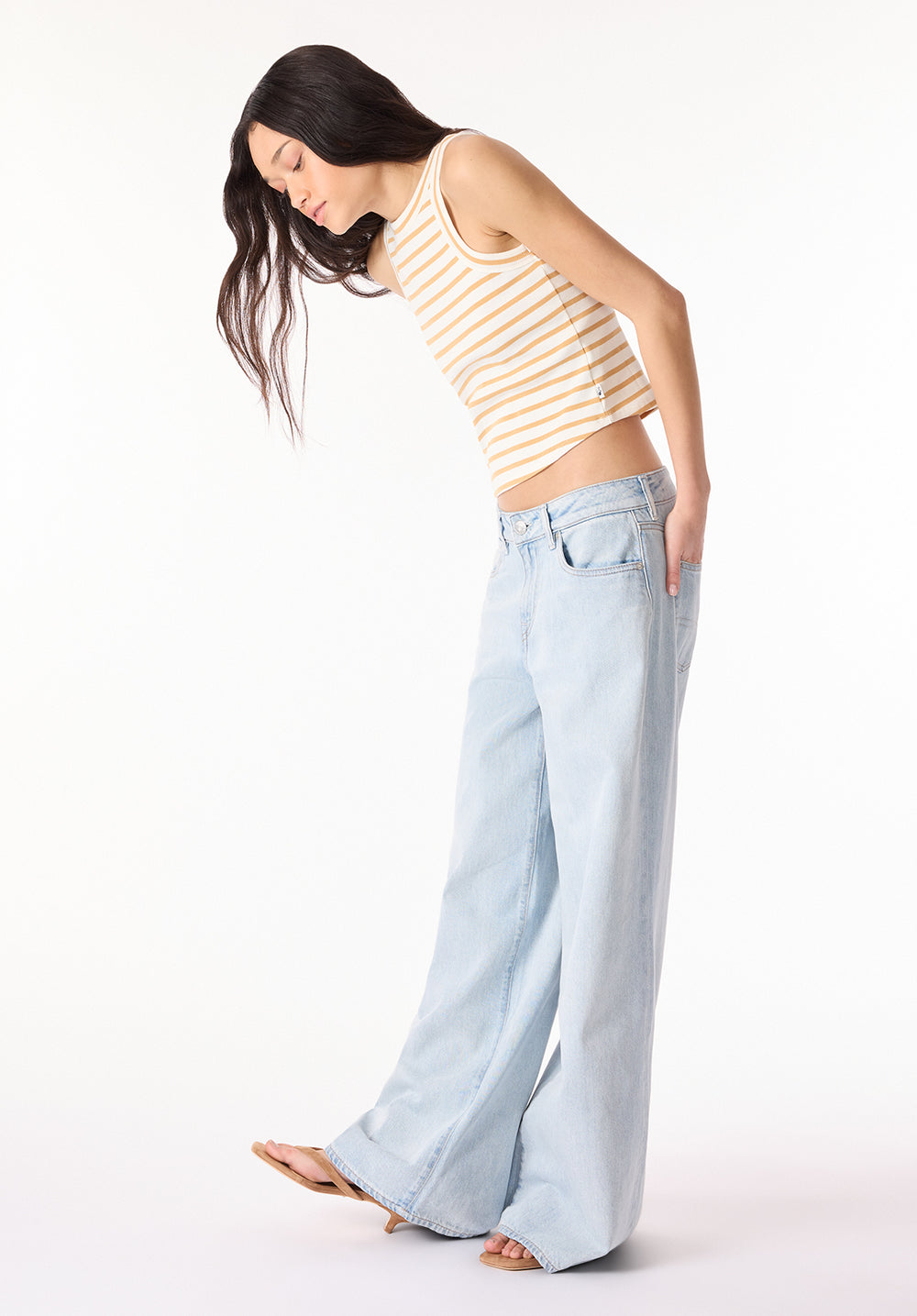 Regine Women's Ribbed Striped Tank Top, Doe – Buffalo Jeans CA