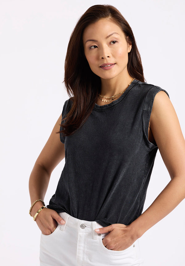 Buffalo David Bitton Elayne Women’s Sleeveless Top color BLACK