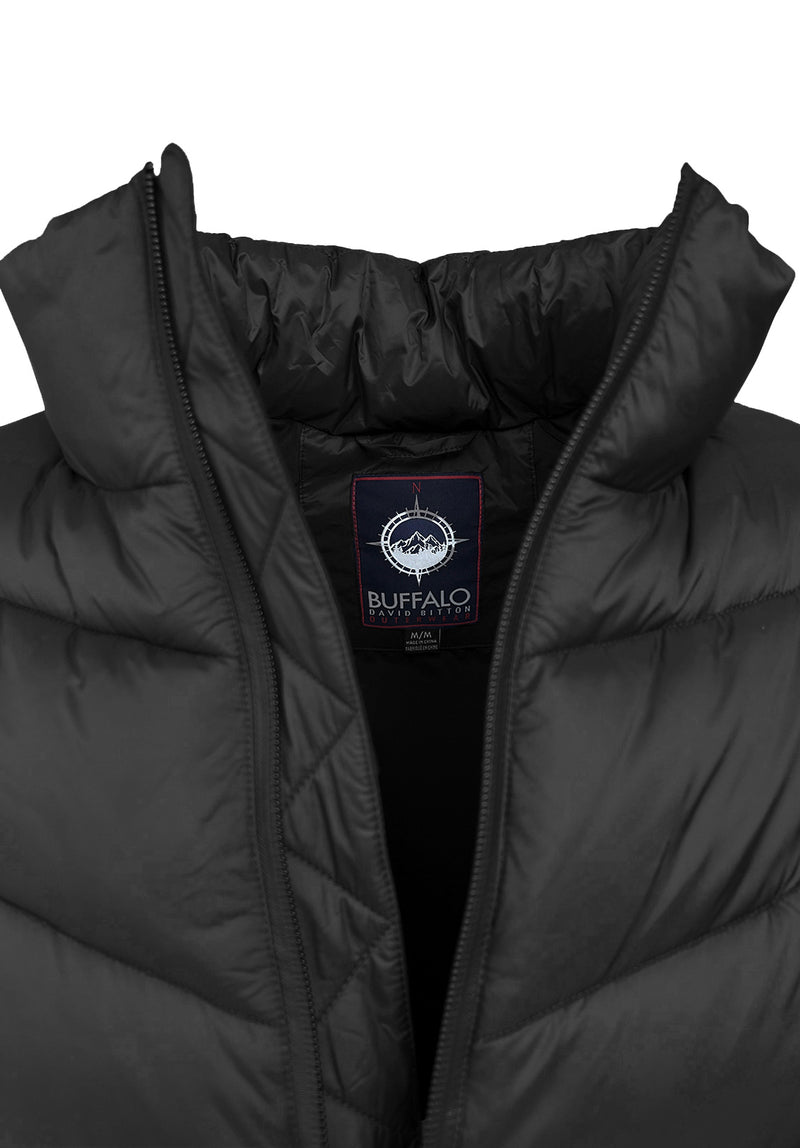 Davies Black Men's Puffer Vest - OBMEF007