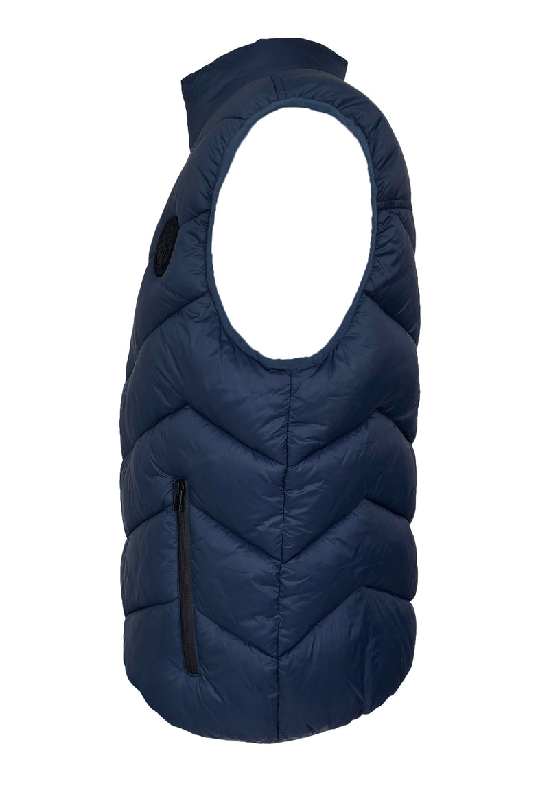 Davies Navy Men's Puffer Vest - OBMEF007