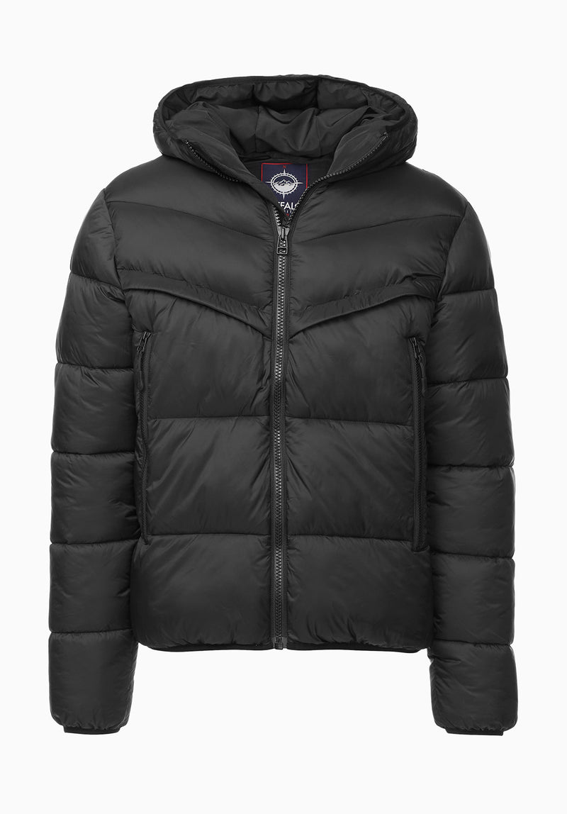 Jerome Black Men's Puffer Jacket - OBMEF006