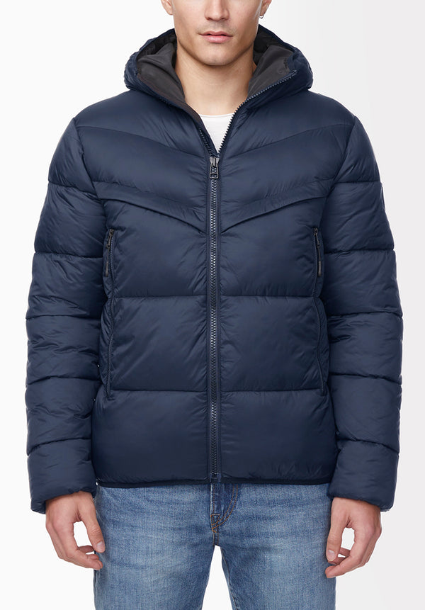 Jerome Navy Men's Puffer Jacket - OBMEF006