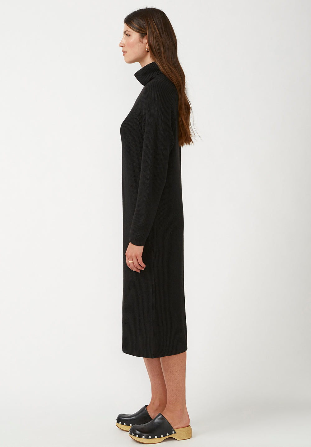 Buffalo Jeans Women s Paityn Turtleneck Sweater Dress In Black Size M