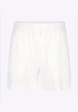 Buffalo David Bitton Giustina Women's Linen Blend High-Waisted Shorts color 