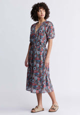 Buffalo David BittonMerrie Women’s Maxi Dress In Spring Meadow Print - WD0024P Color SPRING MEADOW