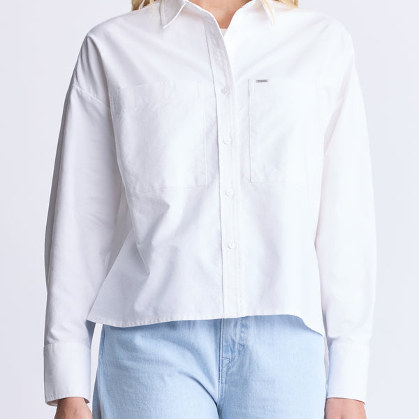 pois♡blouse tee white WT0170H-100-