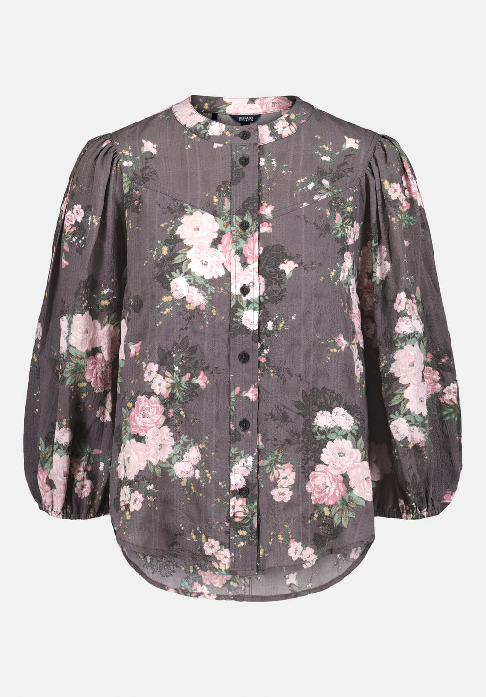 Emilijah Women's Romantic Puff Sleeve Floral Blouse, FLORAL
