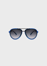 Buffalo David Bitton Aviator Sunglasses With Navy Blue Frame - B0011SBLU color TRUE BLUE