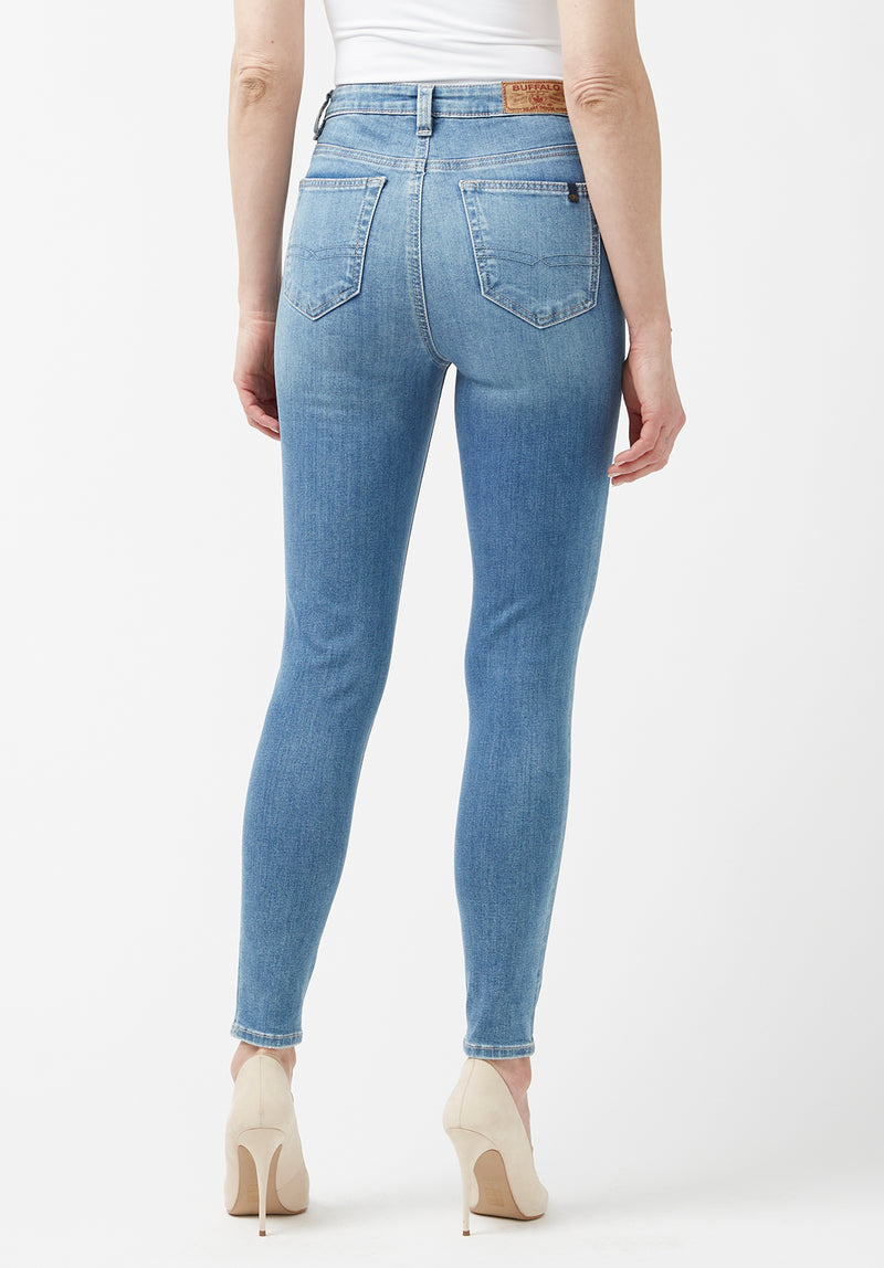 High Rise Skinny Skylar Women's Jeans in Vintage Light Blue