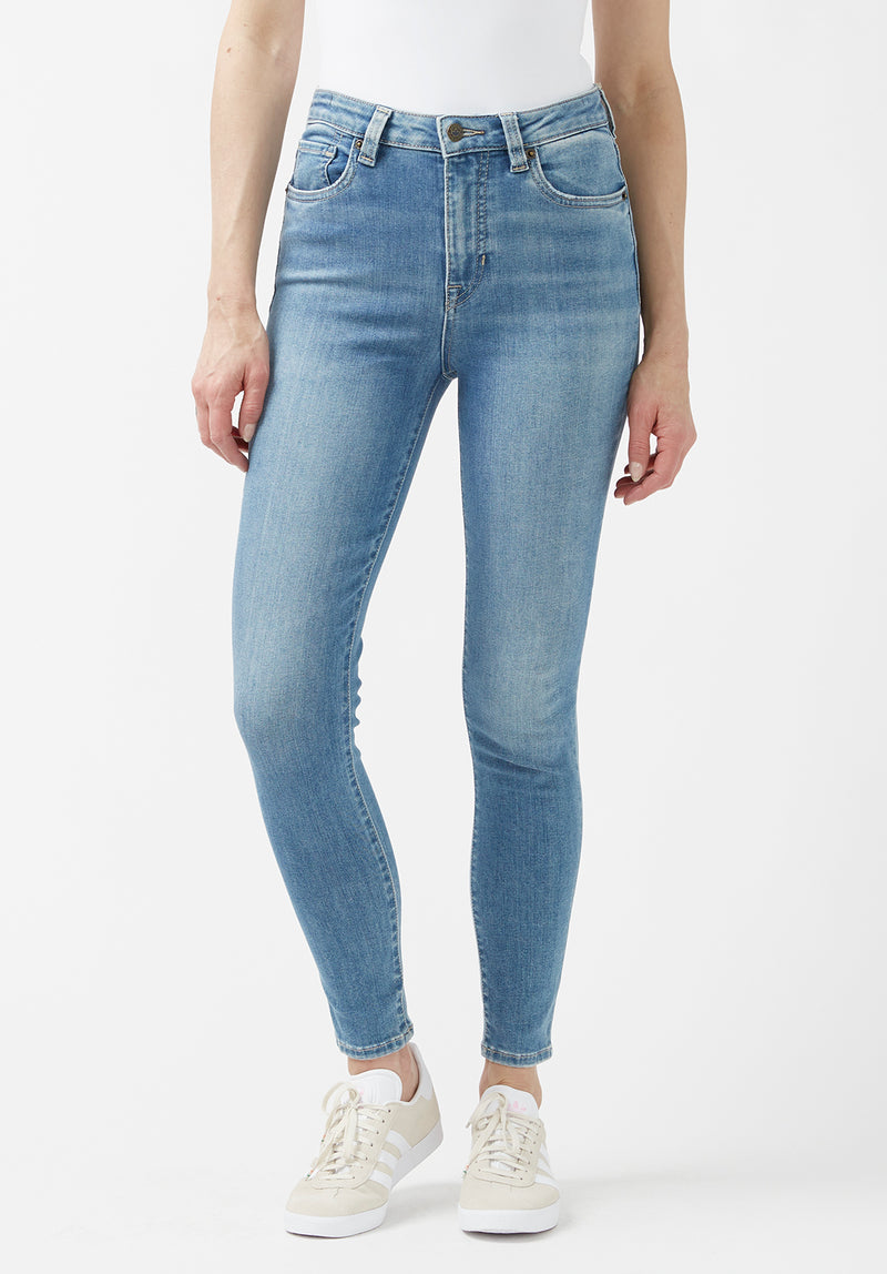 Jean taille haute slim skinny best sale