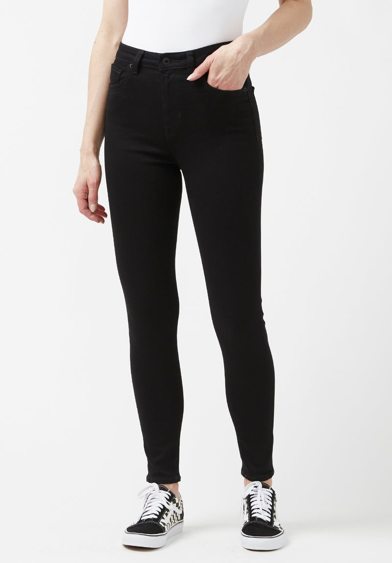 Jean Taille Haute Skinny Skylar Noir - BL15663
