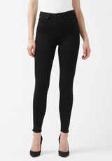 Jean Taille Haute Skinny Skylar Noir - BL15663