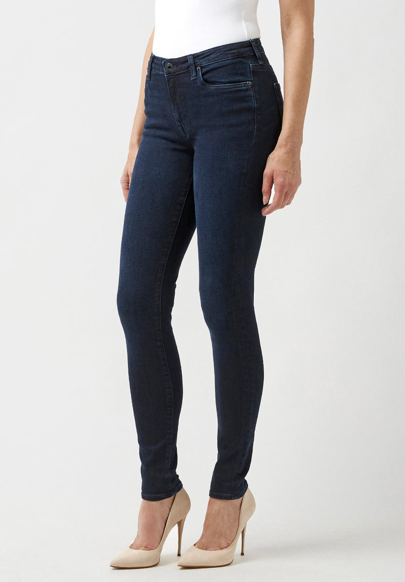 Jean taille mi-haute et coupe skinny pour femme Alexa, indigo - BL15670