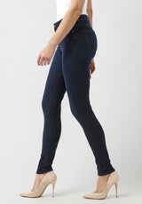 Jean taille mi-haute et coupe skinny pour femme Alexa, indigo - BL15670
