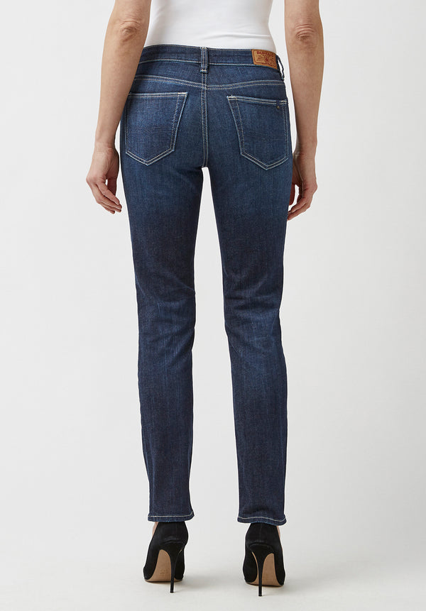 Mid Rise Slim Carrie Reckless Blue Jeans - BL15674