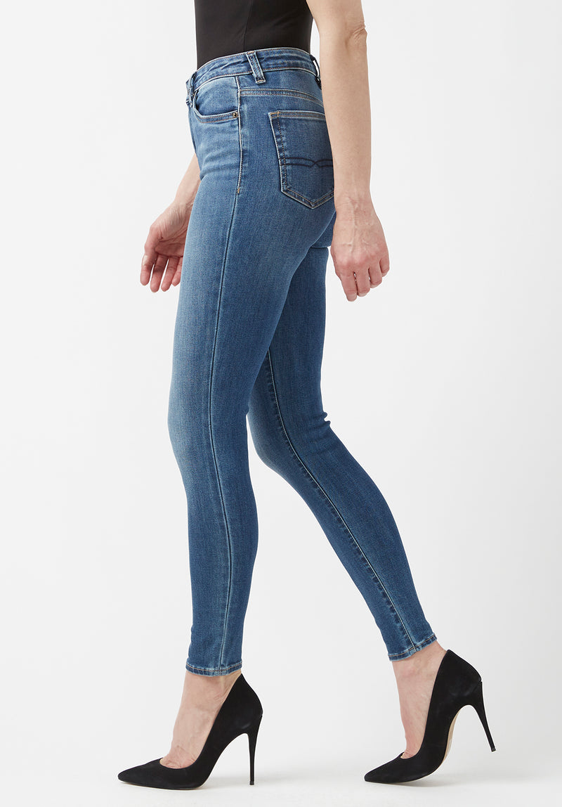 High Rise Skinny Skylar Women's Jeans in Indie Blue Wash - BL15675