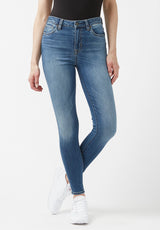 High Rise Skinny Skylar Indie Blue Jeans - BL15675