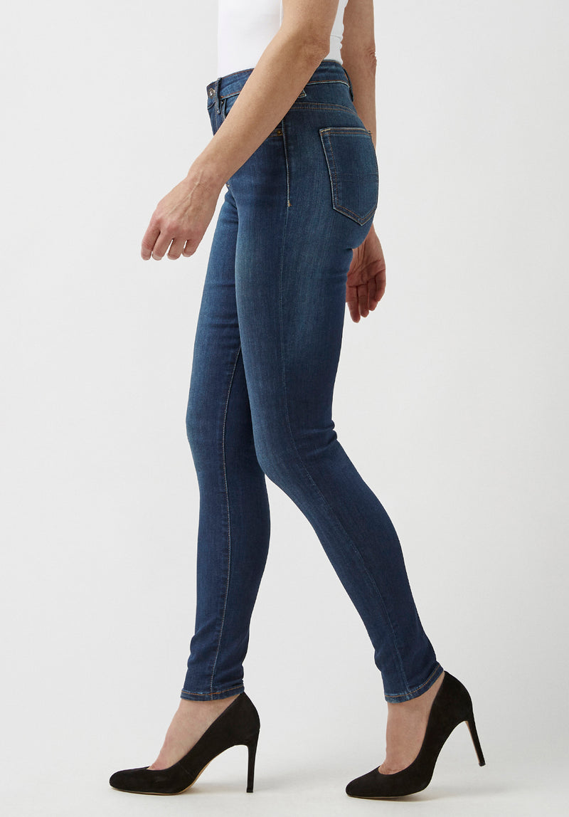 Jean Taille Haute SKINNY SKYLAR Indigo - BL15703