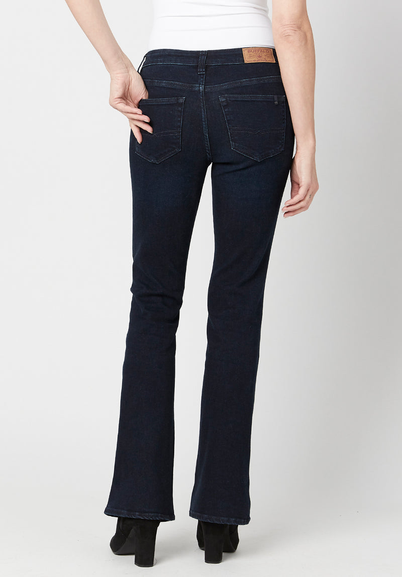 Buffalo David Bitton Mid Rise BOOTCUT QUEEN Rinsed Jeans - BL15832 Color INDIGO