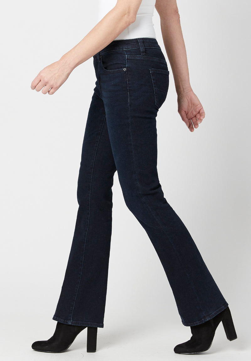 Buffalo David Bitton Mid Rise BOOTCUT QUEEN Rinsed Jeans - BL15832 Color INDIGO