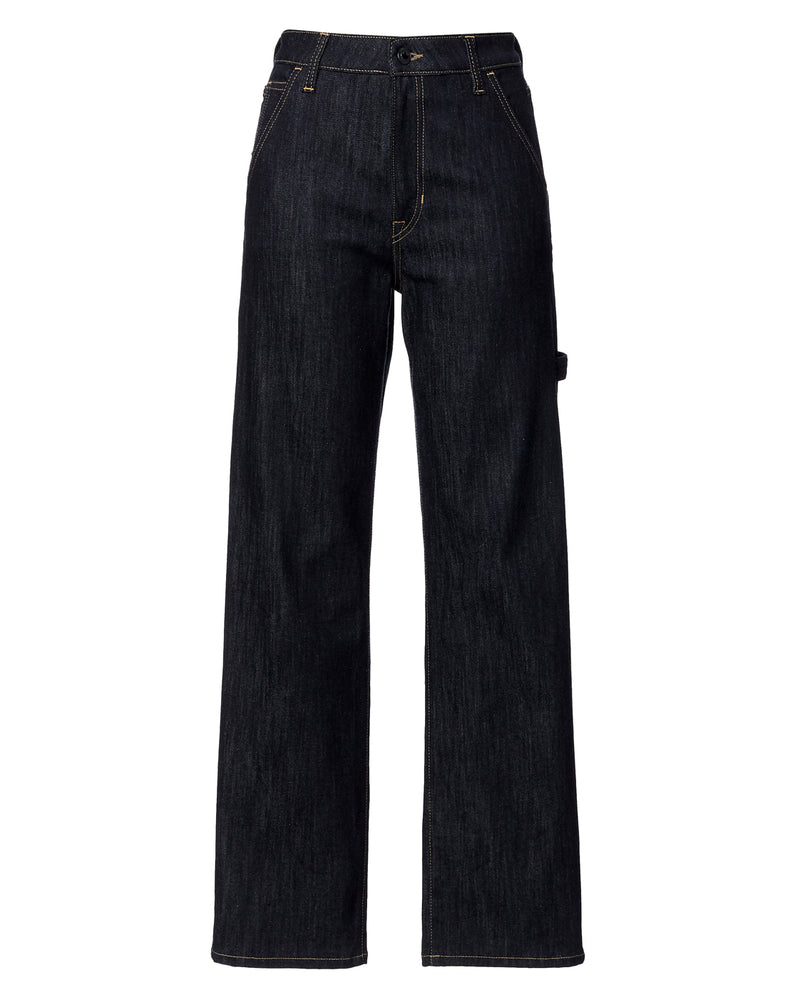 High Rise Jada Vintage Workwear Women's Jeans in Rinsed Wash - BL15835