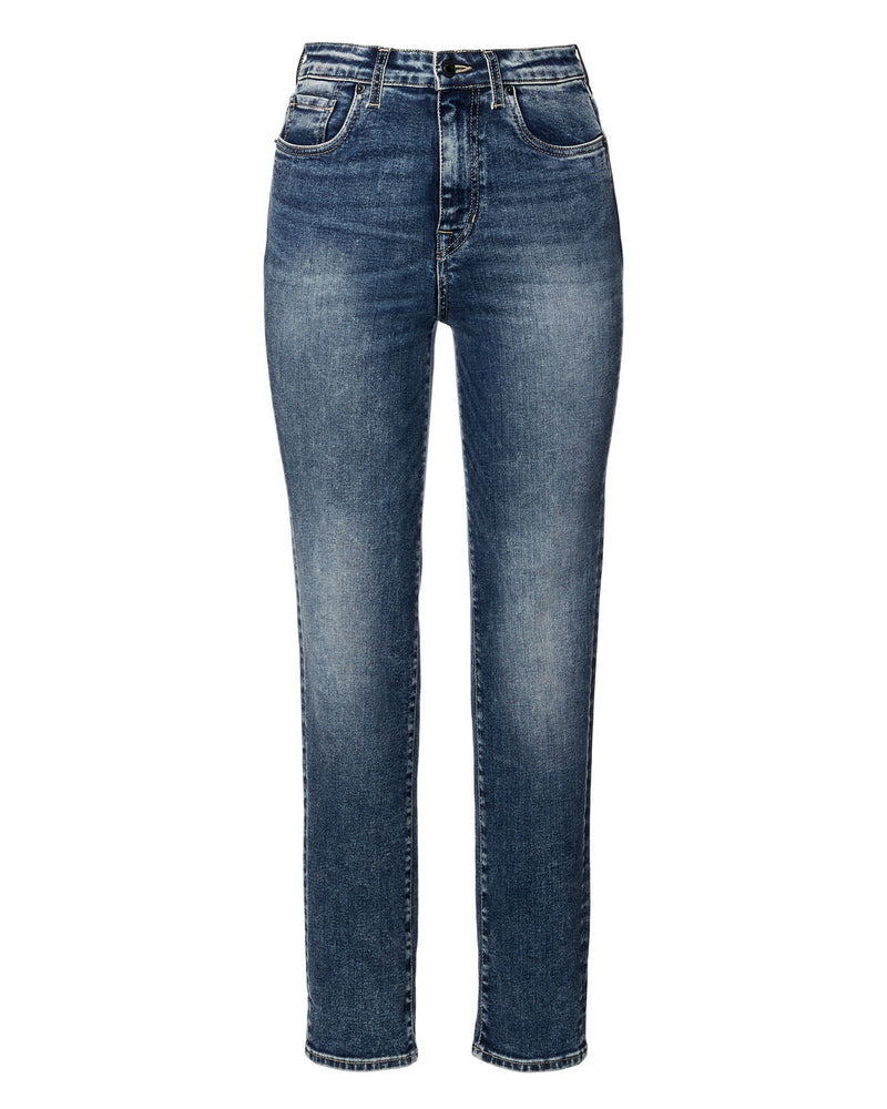 Buffalo David Bitton High Rise STRAIGHT JAYDEN Stonewashed Jeans - BL15836 Color INDIGO