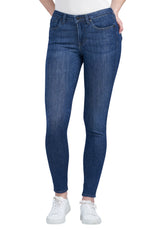 Jean taille mi-haute et coupe skinny pour femme Alexa, bleu  - BL15848