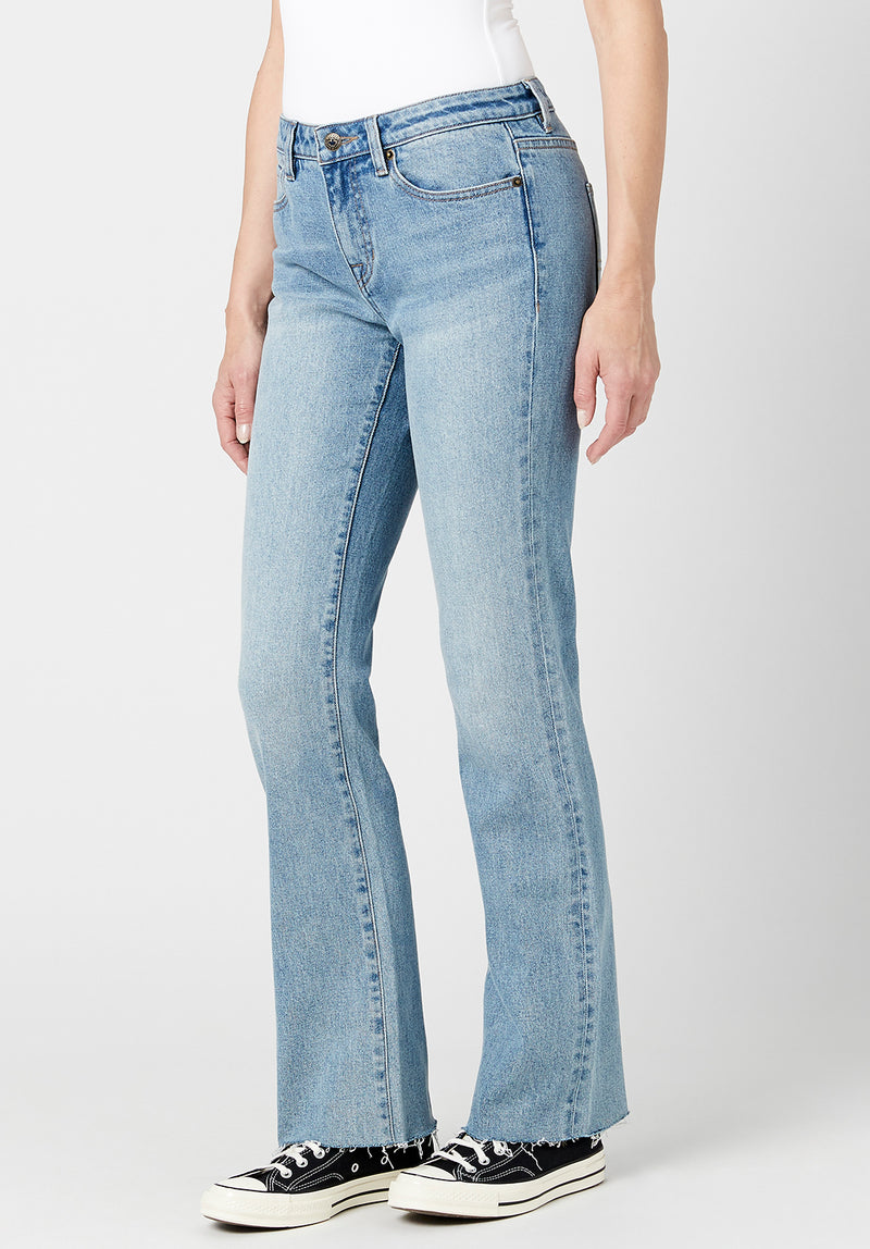 Buffalo David Bitton Mid Rise BOOTCUT QUEEN Jeans - BL15857 Color INDIGO